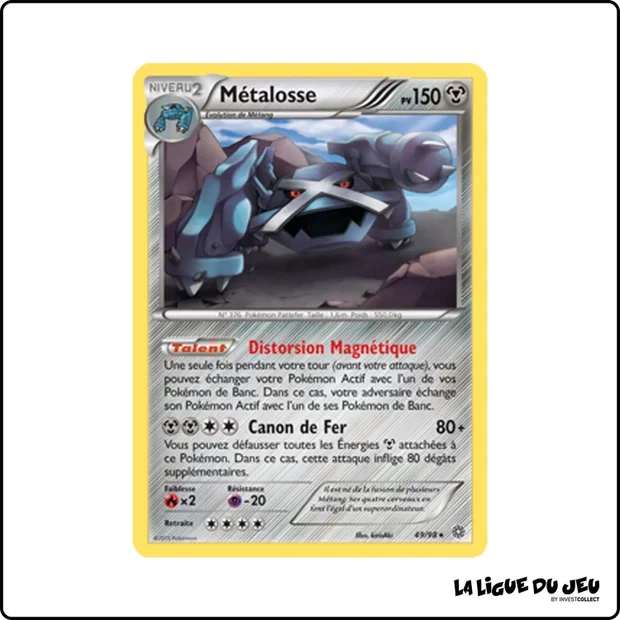 Rare - Pokemon - Origines Antiques - Métalosse 49/98