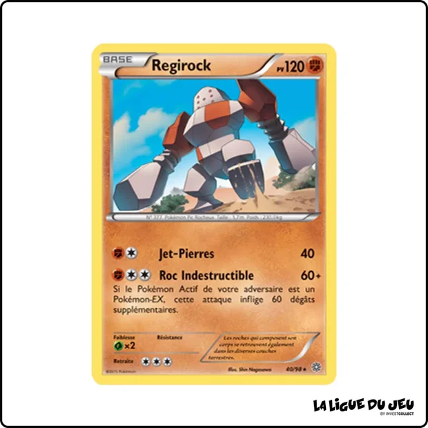 Rare - Pokemon - Origines Antiques - Regirock 40/98