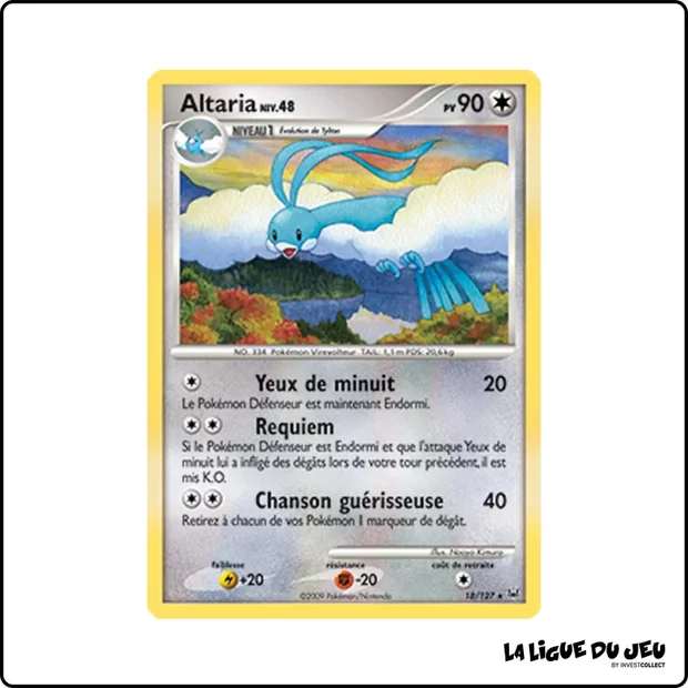 Rare - Pokemon - Platine de Base - Altaria 18/127