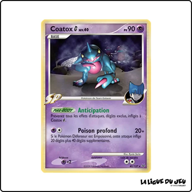 Rare - Pokemon - Platine de Base - Coatox G 40/127