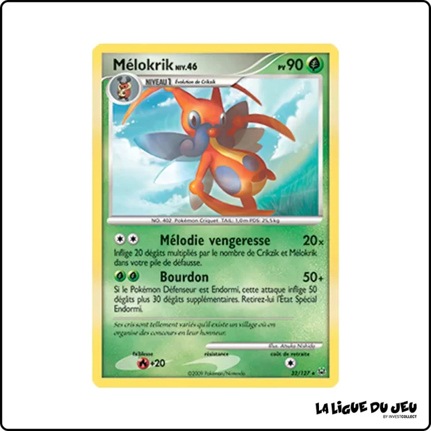 Rare - Pokemon - Platine de Base - Mélokrik 32/127