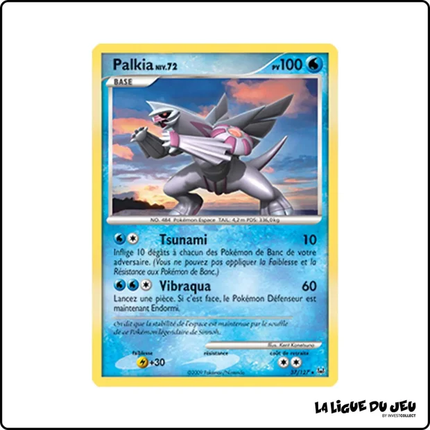 Rare - Pokemon - Platine de Base - Palkia 37/127