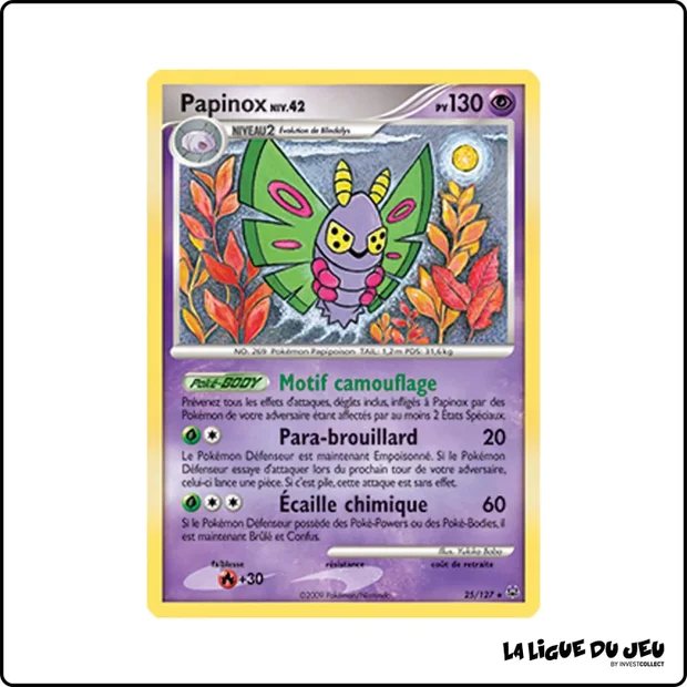 Rare - Pokemon - Platine de Base - Papinox 25/127