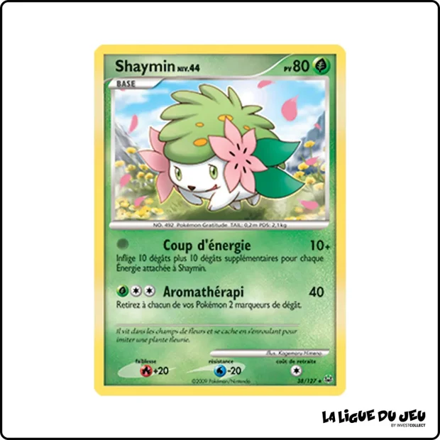 Rare - Pokemon - Platine de Base - Shaymin 38/127