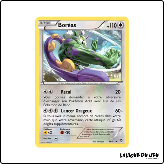 Rare - Pokemon - Poings Furieux - Boréas 86/111