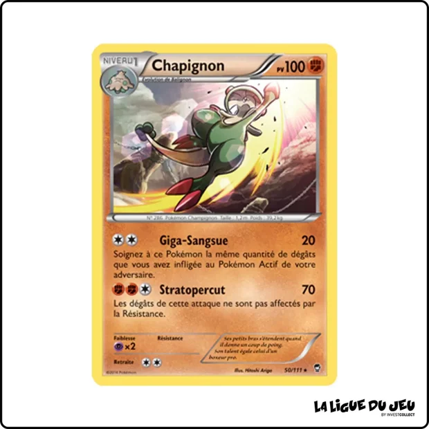 Rare - Pokemon - Poings Furieux - Chapignon 50/111