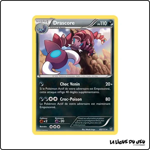 Rare - Pokemon - Poings Furieux - Drascore 65/111