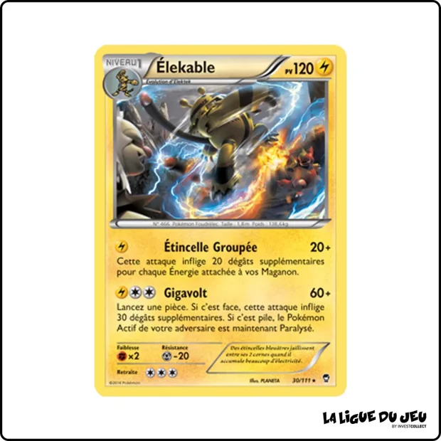 Rare - Pokemon - Poings Furieux - Élekable 30/111