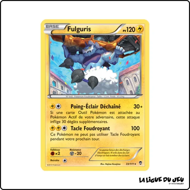 Rare - Pokemon - Poings Furieux - Fulguris 33/111