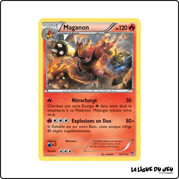 Rare - Pokemon - Poings Furieux - Maganon 11/111
