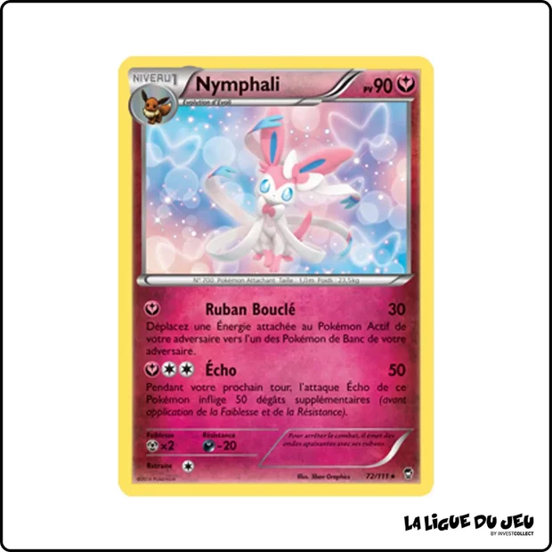 Rare - Pokemon - Poings Furieux - Nymphali 72/111
