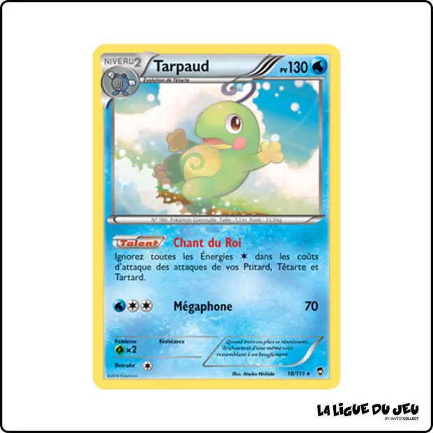 Rare - Pokemon - Poings Furieux - Tarpaud 18/111