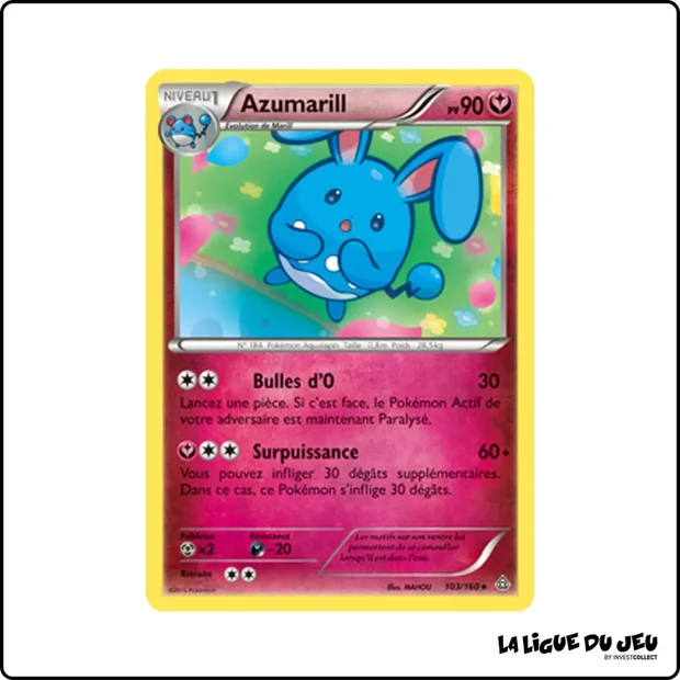 Rare - Pokemon - Primo Choc - Azumarill 103/160