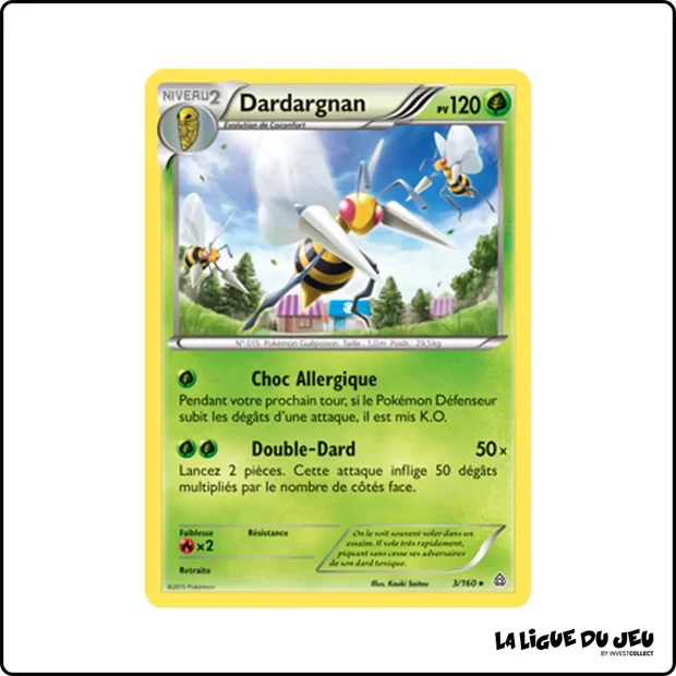Rare - Pokemon - Primo Choc - Dardargnan 3/160