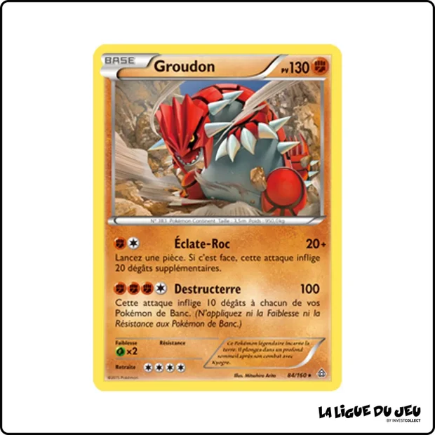 Rare - Pokemon - Primo Choc - Groudon 84/160