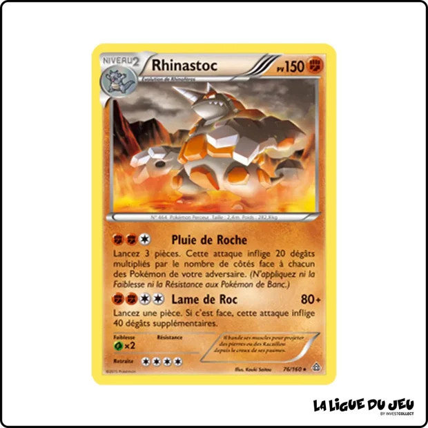 Rare - Pokemon - Primo Choc - Rhinastoc 76/160