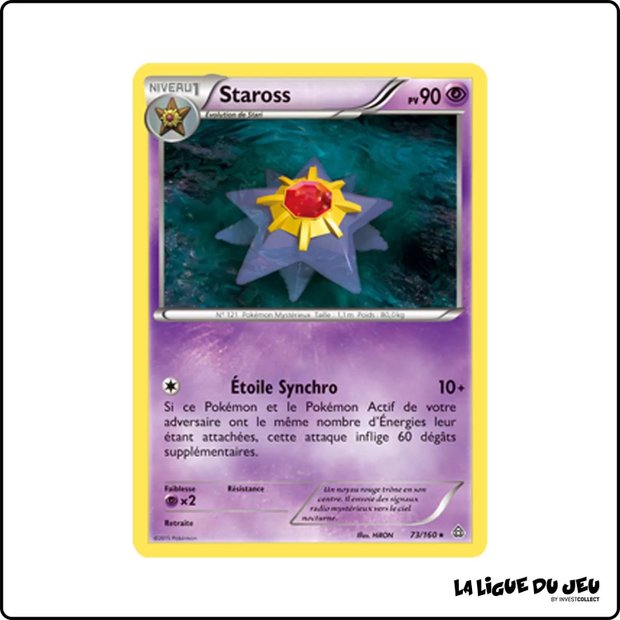 Rare - Pokemon - Primo Choc - Staross 73/160
