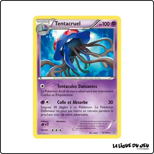 Rare - Pokemon - Primo Choc - Tentacruel 72/160
