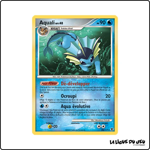 Rare - Pokemon - Rivaux Émergeants - Aquali 34/111