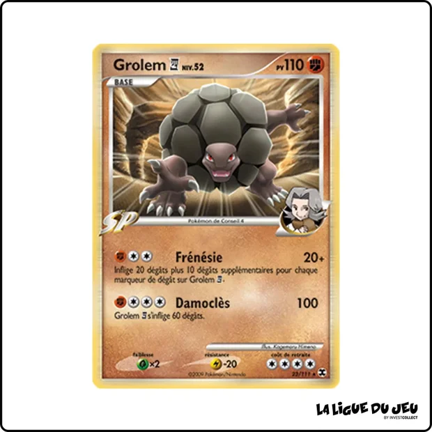 Rare - Pokemon - Rivaux Émergeants - Grolem Conseil 4 23/111