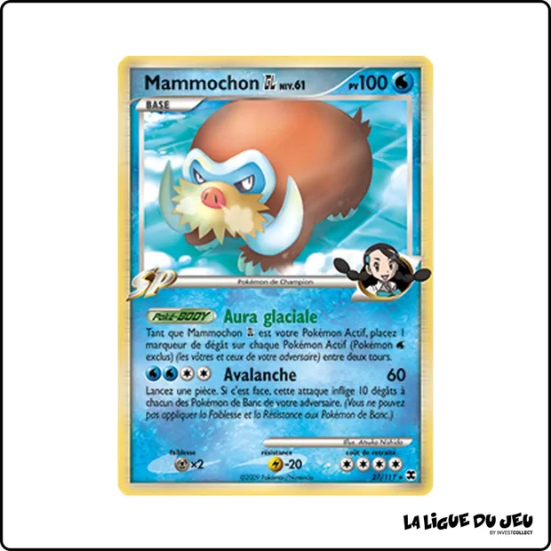 Rare - Pokemon - Rivaux Émergeants - Mammochon GL 27/111