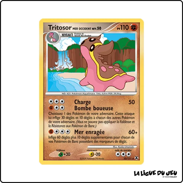 Rare - Pokemon - Rivaux Émergeants - Tritosor Mer Occident 22/111