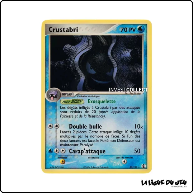 Rare - Pokemon - Rouge Feu Vert Feuille - Crustabri 20/112