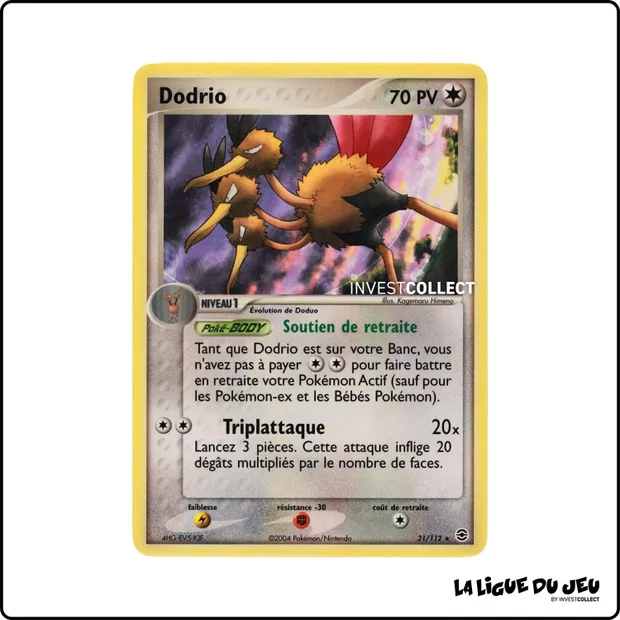 Rare - Pokemon - Rouge Feu Vert Feuille - Dodrio 21/112