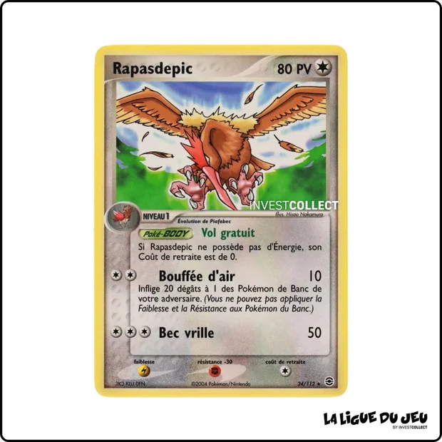 Rare - Pokemon - Rouge Feu Vert Feuille - Rapasdepic 24/112