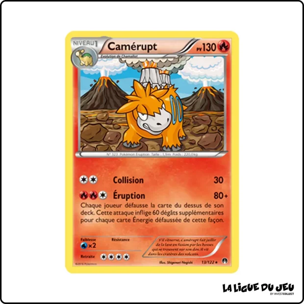 Rare - Pokemon - Rupture Turbo - Camérupt 13/122