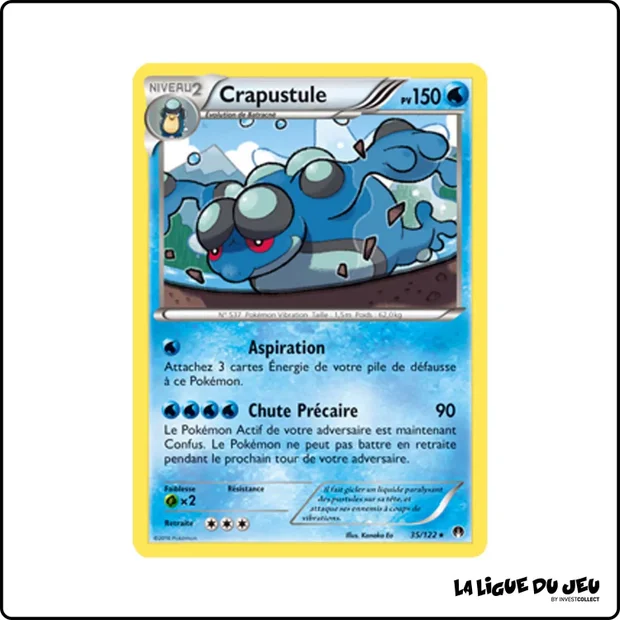 Rare - Pokemon - Rupture Turbo - Crapustule 35/122