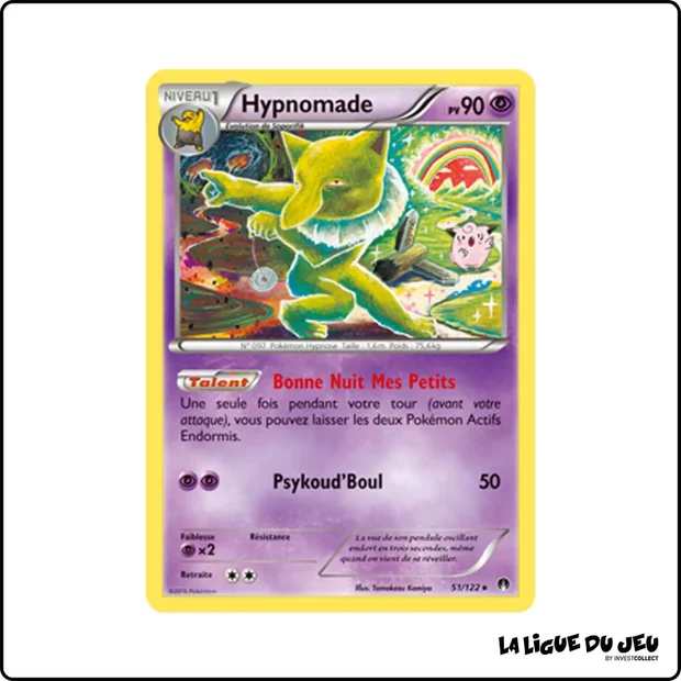 Rare - Pokemon - Rupture Turbo - Hypnomade 51/122