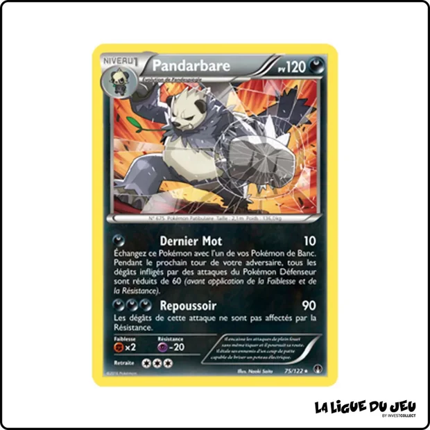 Rare - Pokemon - Rupture Turbo - Pandarbare 75/122