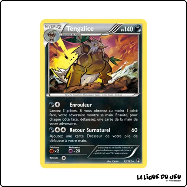 Rare - Pokemon - Rupture Turbo - Tengalice 73/122