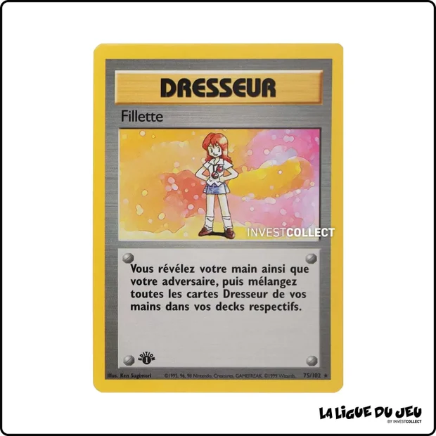 Rare - Pokemon - Set de Base - Fillette 75/102