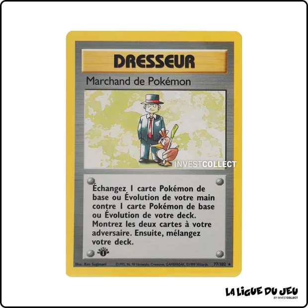 Rare - Pokemon - Set de Base - Marchand de Pokémon 77/102