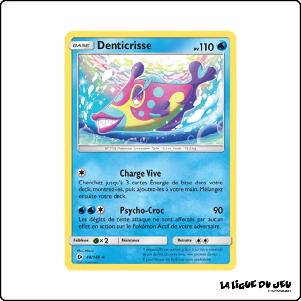 Rare - Pokemon - Soleil et Lune de Base - Denticrisse 48/149
