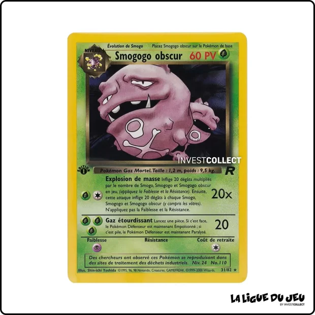 Rare - Pokemon - Team Rocket - Smogogo obscur 31/82