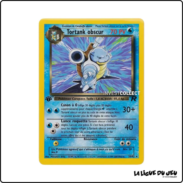 Rare - Pokemon - Team Rocket - Tortank obscur 20/82
