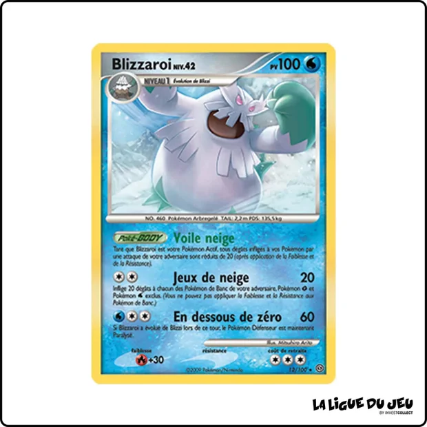 Rare - Pokemon - Tempête - Blizzaroi 12/100
