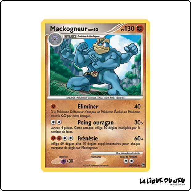 Rare - Pokemon - Tempête - Mackogneur 20/100