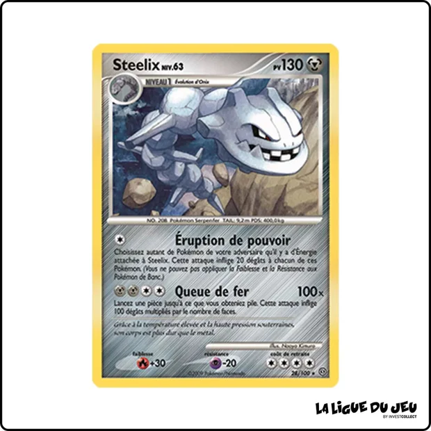 Rare - Pokemon - Tempête - Steelix 28/100
