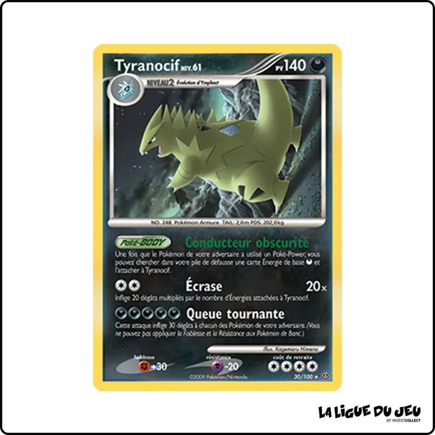 Rare - Pokemon - Tempête - Tyranocif 30/100