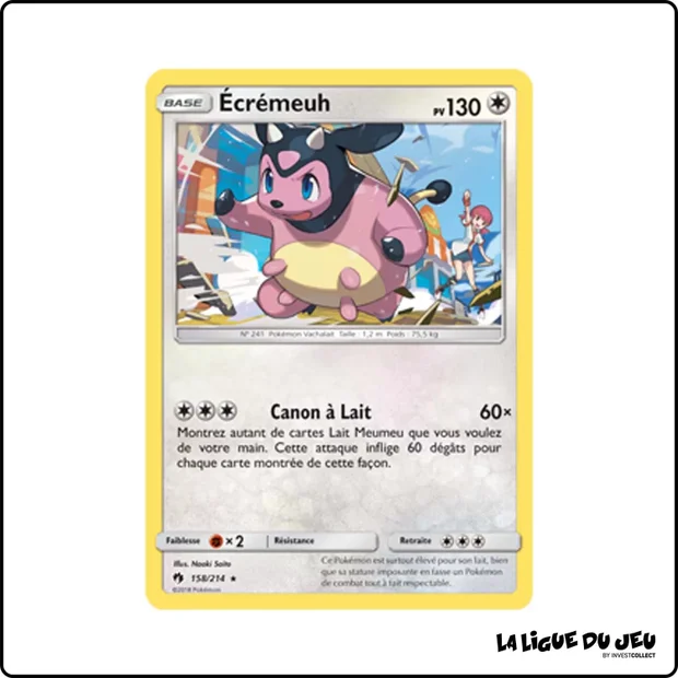 Rare - Pokemon - Tonnerre Perdu - Écrémeuh 158/214