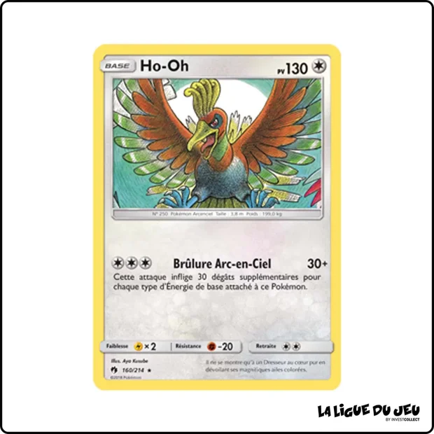 Rare - Pokemon - Tonnerre Perdu - Ho-Oh 160/214