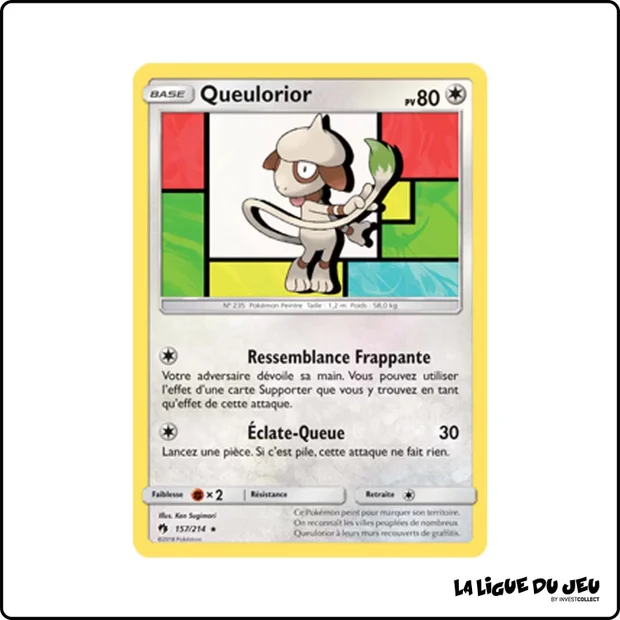 Rare - Pokemon - Tonnerre Perdu - Queulorior 157/214