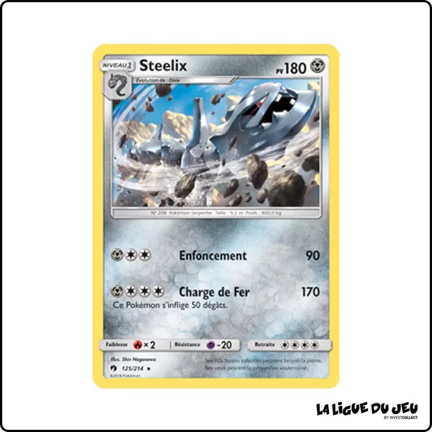 Rare - Pokemon - Tonnerre Perdu - Steelix 125/214