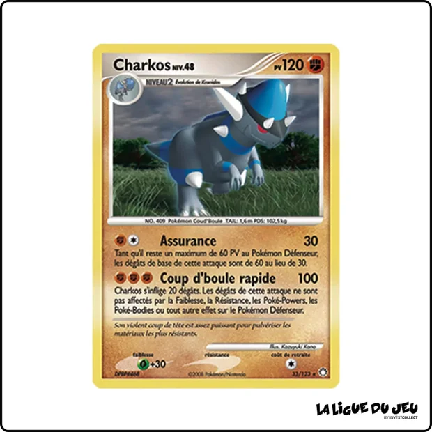Rare - Pokemon - Trésors Mystérieux - Charkos 33/123