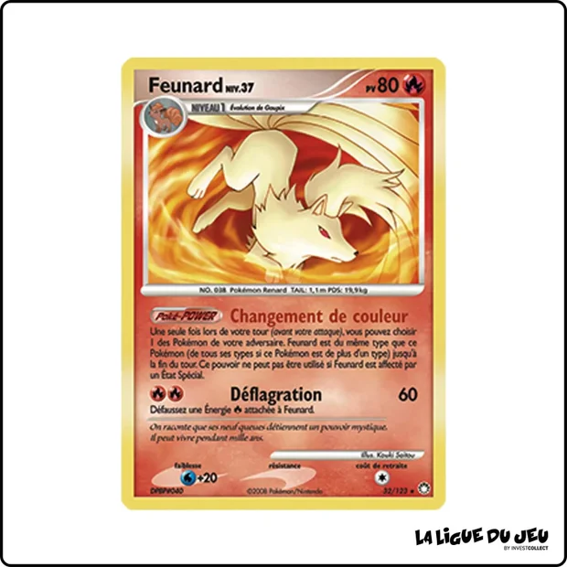 Rare - Pokemon - Trésors Mystérieux - Feunard 32/123
