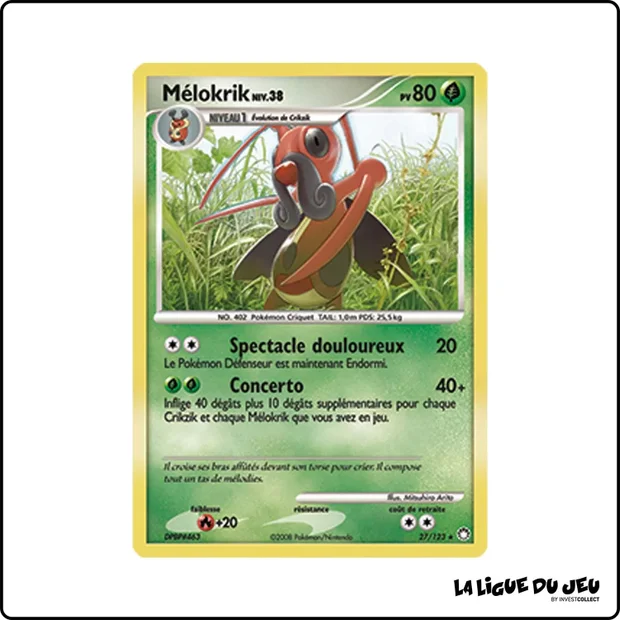 Rare - Pokemon - Trésors Mystérieux - Mélokrik 27/123